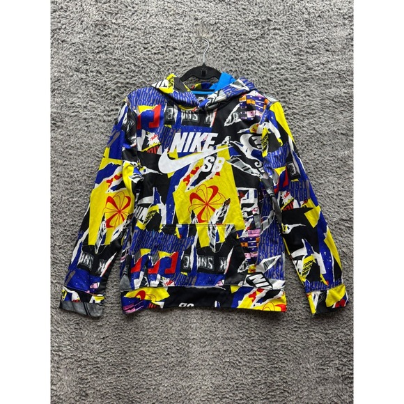 Nike Other - Nike SB Graffiti All Over Print Therma Fit Pullover Hoodie Sweater Mens Size XL